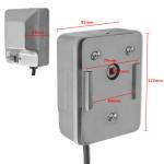 Grill Spit with Motor, Steel, 1000 mm