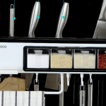 New kitchen storage box Multi-function wall-mounted kitchen racks Tool kitchen utensils storage box seasoning