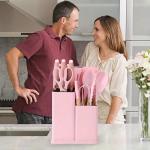 19pcs Set Non-Stick Silicone Kitchen Utensil Spatula Spoon Cooking Cookware Gift