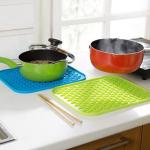 Kitchen Sink Mat Silicone Pot Holder Dishes Cup Dry Mat Rack