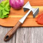 Double-sided Steak Tenderizers Kitchen Tools Tendon Breaking Hammer Stainless Steel Meat Hammer