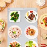 Silicone Roll Folding Dishes Warming Plate Ultra-thin Quick-heating Dish