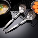 Stainless Steel Colander For Porridge Wall Hanging Spoon Kitchen Utensils