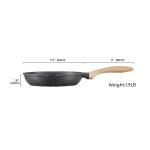 JEETEE 8 Inch Nonstick Frying Pan, Stone Coating Cookware, Nonstick Omelette Pan With Heat-Resistant Handle, Induction Skillet For Eggs