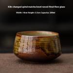 Kiln Baked Thread Matcha Bowl Tea Ceremony Utensils