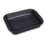 Deep Rectangular Non-stick Bakeware With Rack Non-stick Grilled Fish Pizza Baking