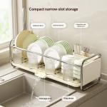 Narrow Kitchen Rack For Storing Bowls Chopsticks And Utensils