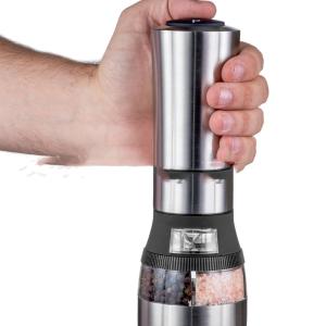2 In1 Stainless Steel Pepper Grinder Kitchen Tools Portable