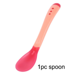 Baby Tableware Dinnerware Suction Bowl With Temperature Sensing Spoon Baby Food Baby Feeding Bowls Dishes