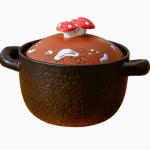 Hand-painted 3D Mushroom-cap Heat-resistant Casserole Dish