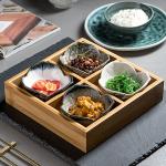 Creative Japanese Leaf Shaped Small Dishes Household Ceramic
