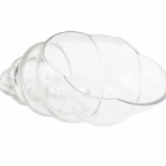 Creative Snail-Shaped Transparent Glass Artistic Conception Tableware Hotel Catering Gourmet Utensils Cold Dishes Tableware