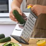 Stainless Steel Four-surface Paring Knife Multi-faceted Grater Vertical 9-inch Kitchen Tools