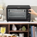22L Electric Oven Grill Countertop Mini Toaster Pizza Oven W Temp Timer