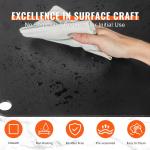 Pizza Steel, 16' X 14.5' X 1/4' Pizza Steel Plate For Oven, Pre-Seasoned Carbon Steel Pizza Baking Stone With 20X Higher Conductivity, Heavy Duty Pizza Pan For Outdoor Grill, Indoor Oven