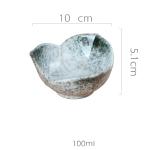 Creative Japanese Leaf Shaped Small Dishes Household Ceramic