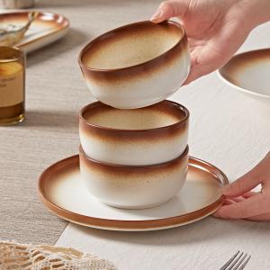 New Household Underglaze Colored Bowls And Dishes