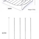 Air Fryer Grill Rack 430 Stainless Steel Double Layer Steamer