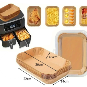 Air fryer pan-rectangular-100 sheets