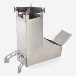 Outdoor stainless steel folding barbecue grill