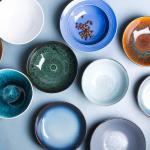 Creative Ceramic Solid Color Bowls And Dishes