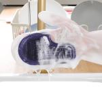 White Transparent Solid Color Tenacity Thin Magic Silicone Gloves Household Water-proof Washing Dishes Brush Bowl Brush Artifact