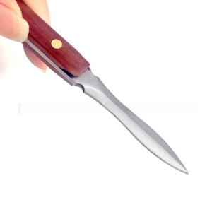 Yellow Rosewood Tea Knife Stainless Steel Tea Ceremony Utensils Tools