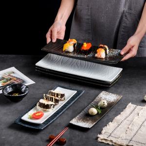 Rectangular Japanese ceramic tableware dishes