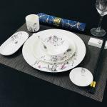 Chinese Restaurant Hotel Set Table Ceramic Dishes Tableware Set