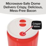 Household Microwave Oven Plastic Barbecue Grill Microwave Bacon Cookware