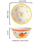 Pumpkin Bowl Tableware Suit Noodle Bowl Plate Dishes Household