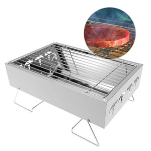 Mini Household Charcoal Barbecue Grill Outdoor Folding Portable