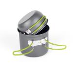 Single 2-piece Outdoor Non-stick Set Of Pots And Pans