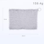316 Cast Iron Cleaner Kitchen Rust Pot Pans Cleaning Scrubber Steel Rust Remover Scraper Brush Kit Metal Cleaning Brush