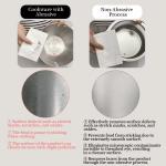 Non-abrasive Stainless Steel Cookware Set With Multifunctional Lids, Suitable For Gas Stoves And Induction Cooktops