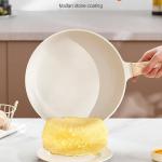 17 Piece Pots And Pans Set Granite Nonstick Kitchen Cookware Induction White