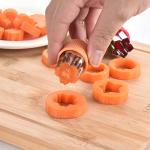 Star Heart Shape Vegetables Cutter Plastic Handle 3Pcs Portable Cook Tools Stainless Steel Fruit Cutting Die Kitchen Gadgets