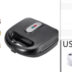 6-in-1 Waffle Maker EU Plug Sandwich Maker Grill Breakfast Maker Doughnut Cake Maker Compact Kitchen Dining Kitchen Accessories