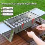 Small Portable Charcoal Grill That Can Be Folded