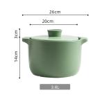 Casserole Pot Soup Household Hot  High Temperature Resistant Flame Large Capacity