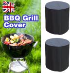 BBQ Cover Waterproof Barbecue Grill Covers Protector Outdoor Large 58x77cm Black
