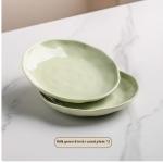Cream Style Ceramic Plate Dishes Household