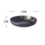 Japanese-Style Simple Tableware, Ceramic Dishes, Creative Salad Dishes, Deep Discs