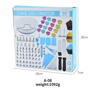 Stainless Steel Decorating Set 92 Pieces Of Cake Making Utensils