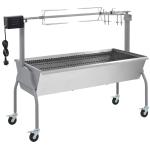 Suckling pig grill, butcher's grill with electric drive