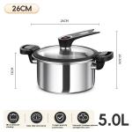 304 Stainless Steel Low Pressure Pot Multi-functional Household