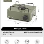 Mini Portable Gas Stove Outdoor Camping Cookware Stove Portable