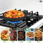 3Pcs Pre-Seasoned Cast Iron Skillet Set For Indoor Outdoor 6in 8in 10in Non-Stick Oven Safe Cookware Heat-Resistant Frying Pan For Frying Cooking Baking