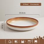 New Household Underglaze Colored Bowls And Dishes