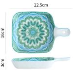 Nordic Creative Bakeware Ceramic Net Red Plate Household Tableware